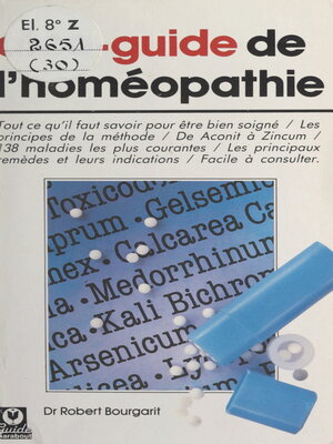 cover image of Dico-guide de l'homéopathie